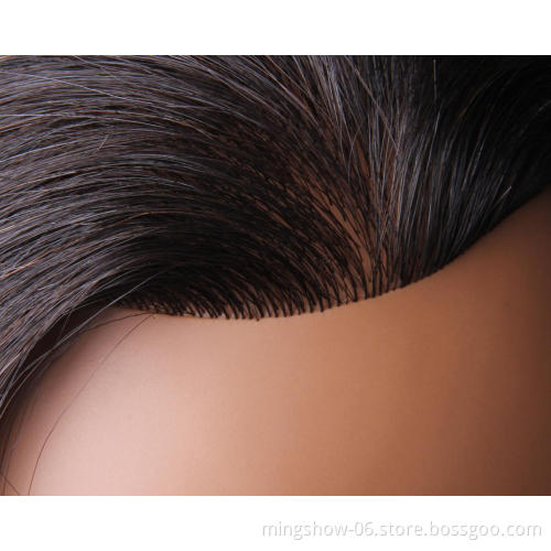 top quality famela african american training mannequin head with indian human hair